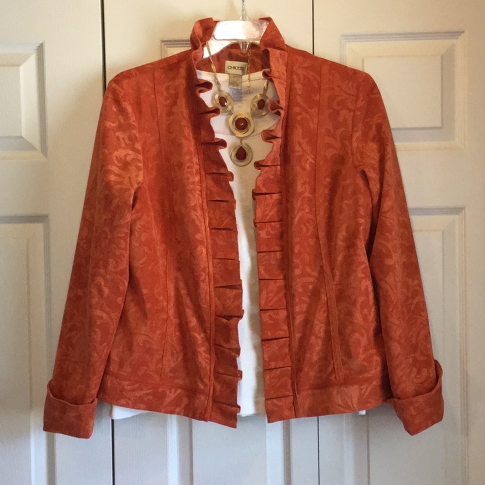 Chico’s beautiful jacket!  Must see to appreciate!